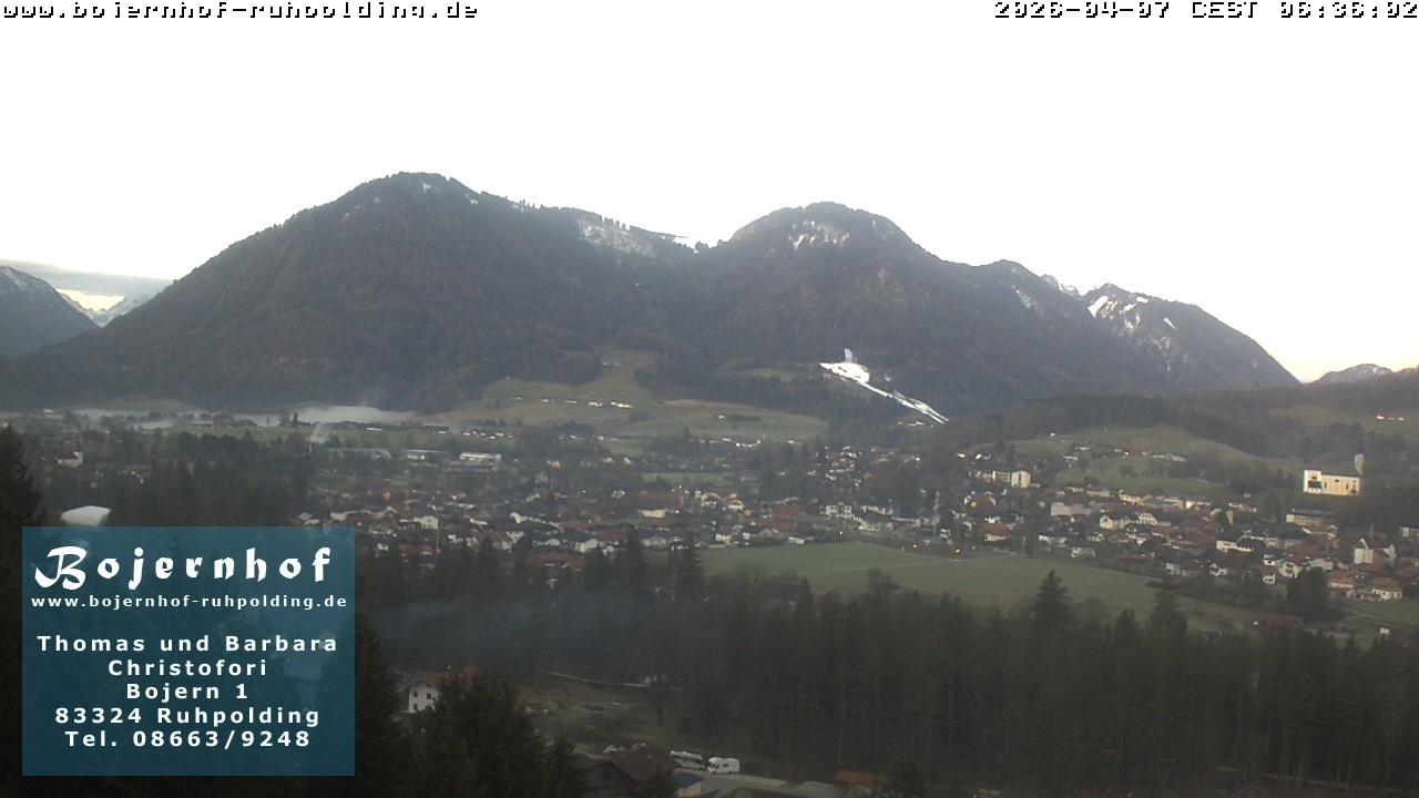 Archiv Foto Webcam Ruhpolding: Unterkunft Bojernhof