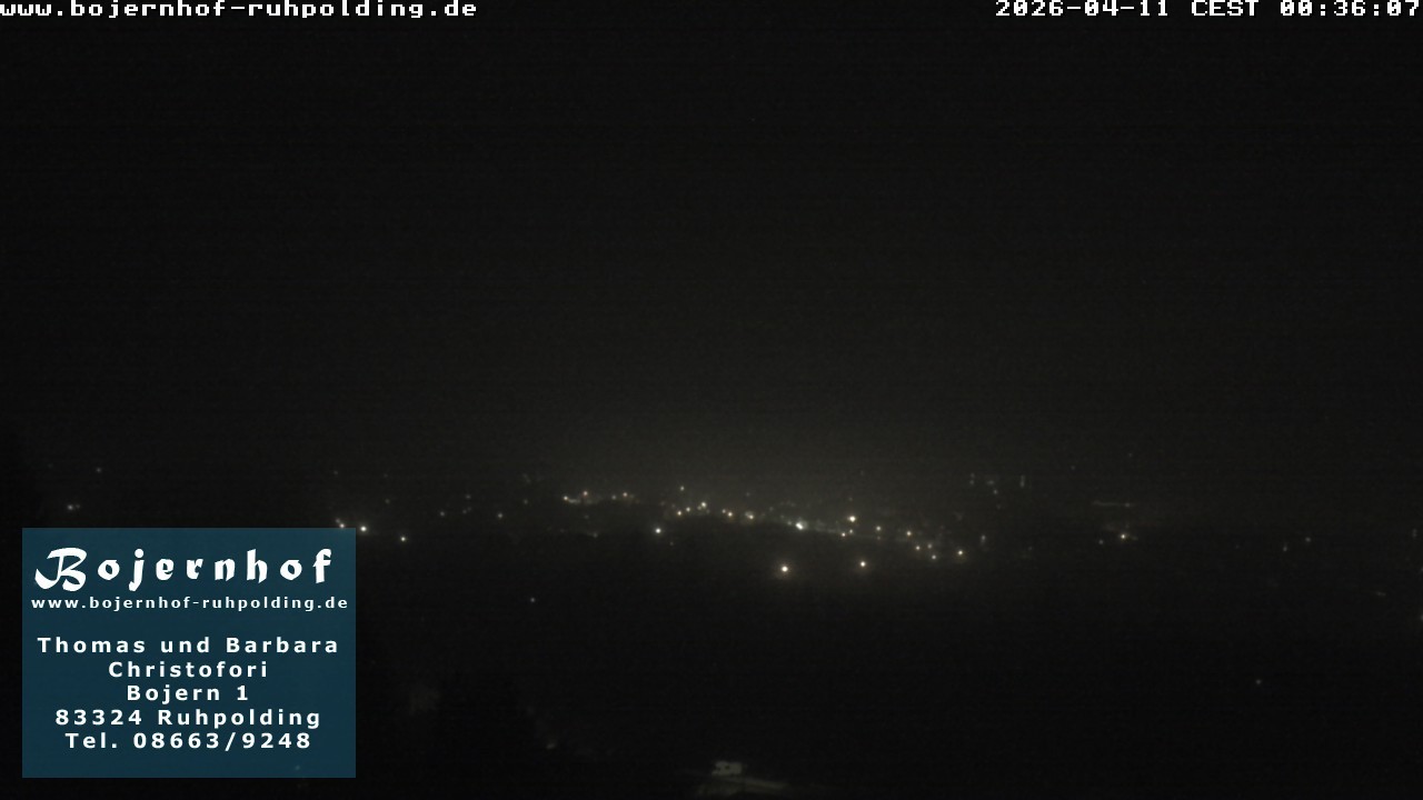 Archiv Foto Webcam Ruhpolding: Unterkunft Bojernhof