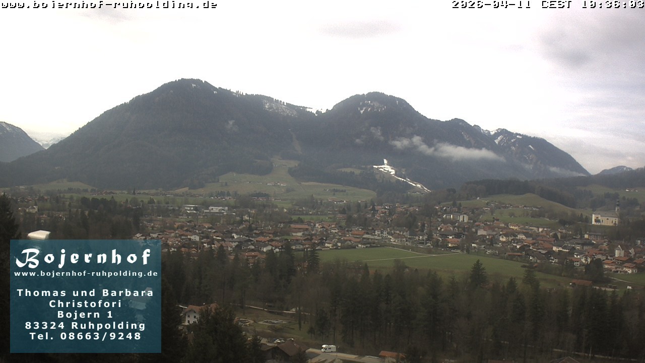 Archiv Foto Webcam Ruhpolding: Unterkunft Bojernhof