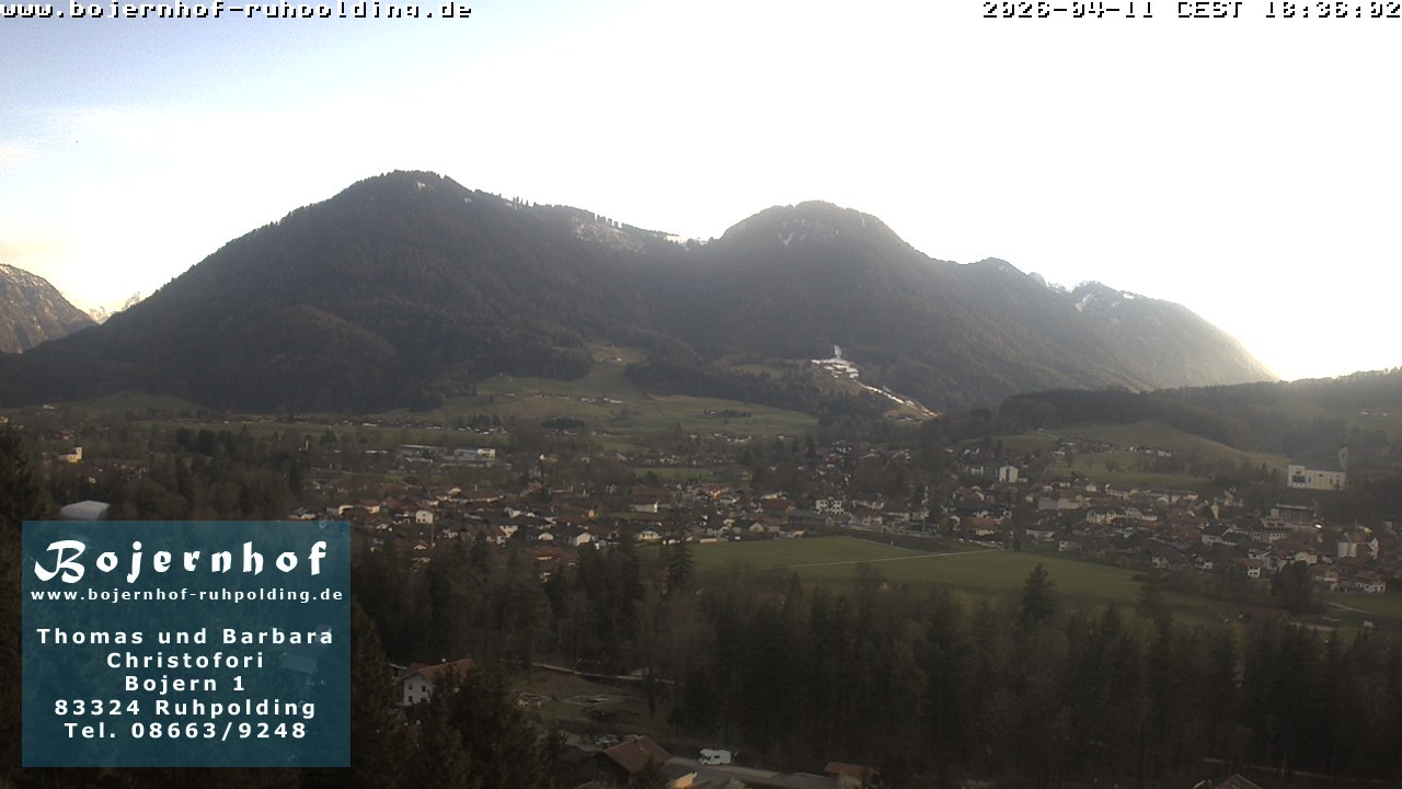 Archiv Foto Webcam Ruhpolding: Unterkunft Bojernhof
