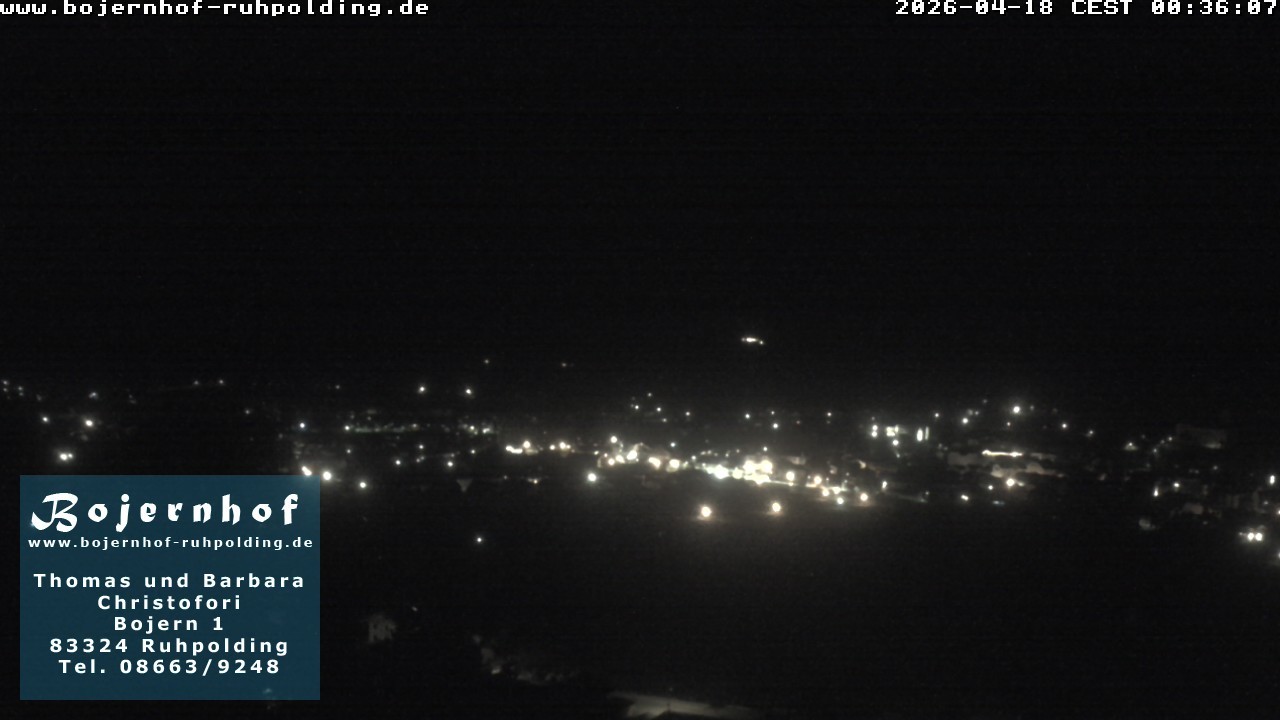 Archiv Foto Webcam Ruhpolding: Unterkunft Bojernhof