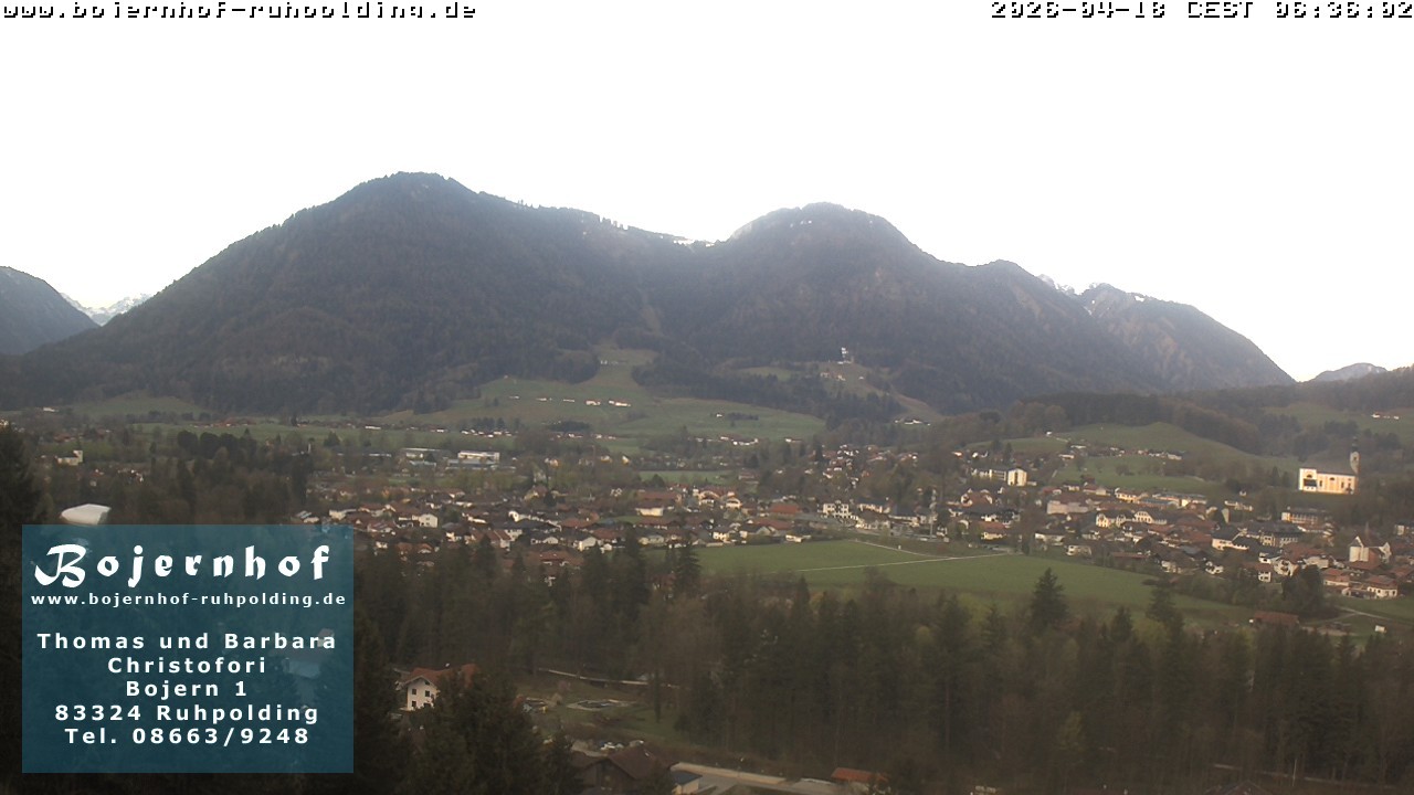 Archiv Foto Webcam Ruhpolding: Unterkunft Bojernhof