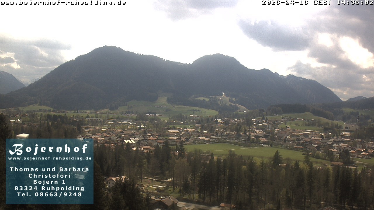 Archiv Foto Webcam Ruhpolding: Unterkunft Bojernhof