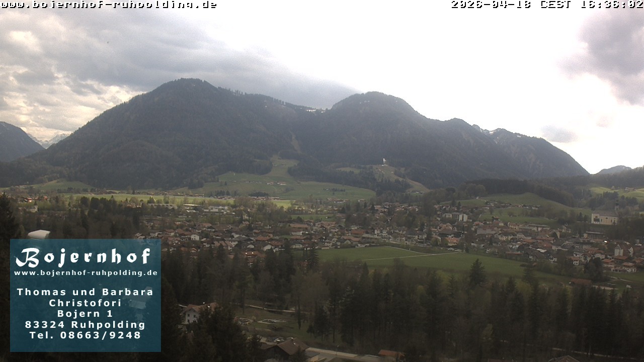 Archiv Foto Webcam Ruhpolding: Unterkunft Bojernhof