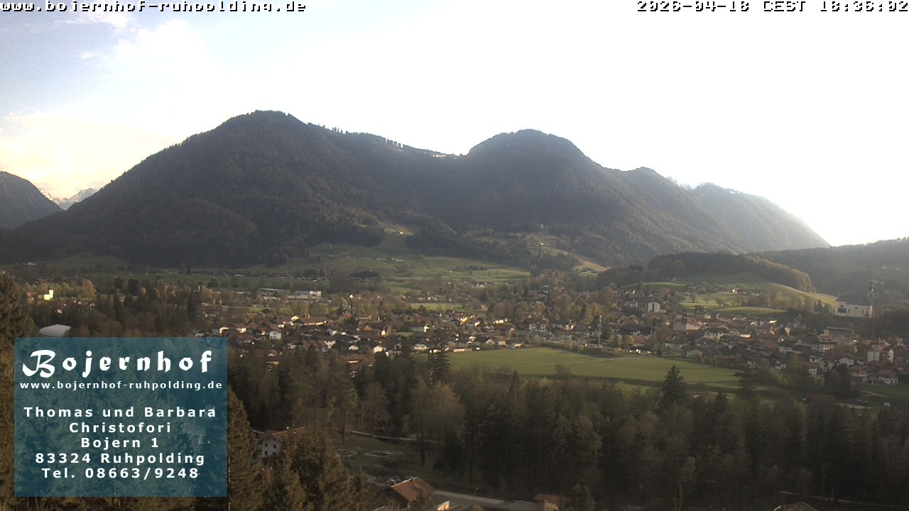 Archiv Foto Webcam Ruhpolding: Unterkunft Bojernhof