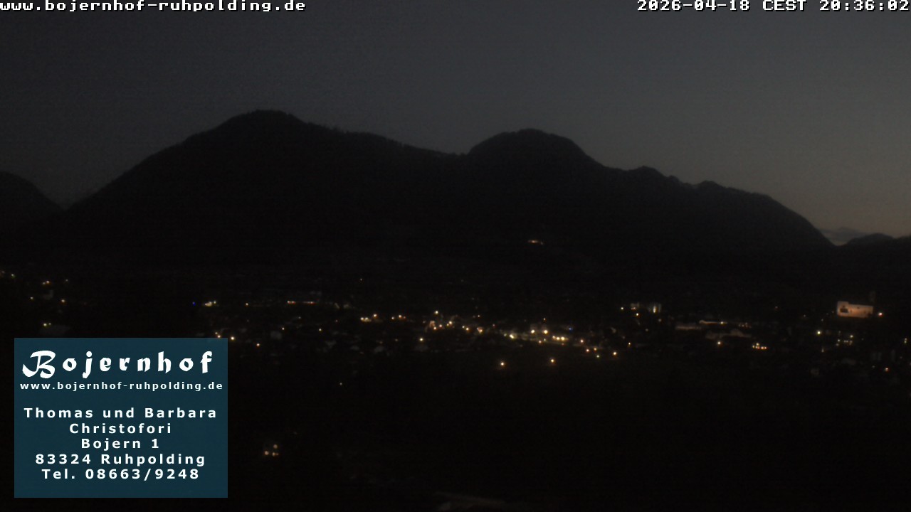 Archiv Foto Webcam Ruhpolding: Unterkunft Bojernhof