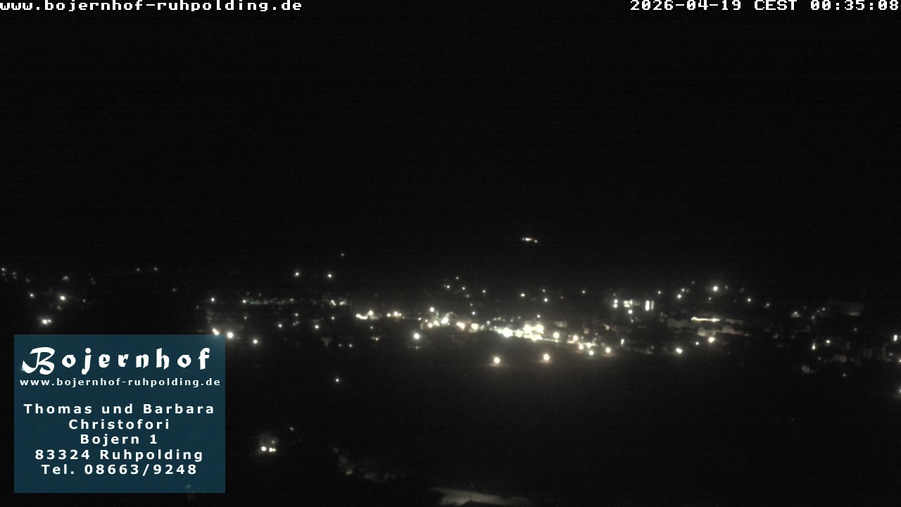 Archiv Foto Webcam Ruhpolding: Unterkunft Bojernhof