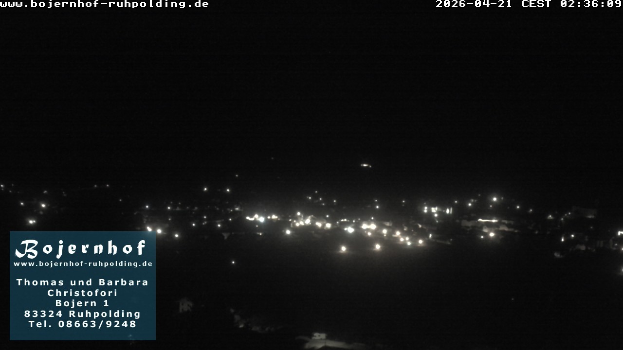 Archiv Foto Webcam Ruhpolding: Unterkunft Bojernhof