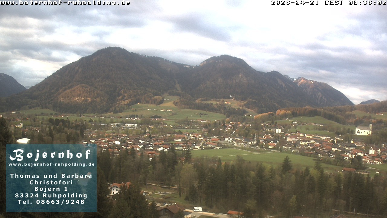 Archiv Foto Webcam Ruhpolding: Unterkunft Bojernhof