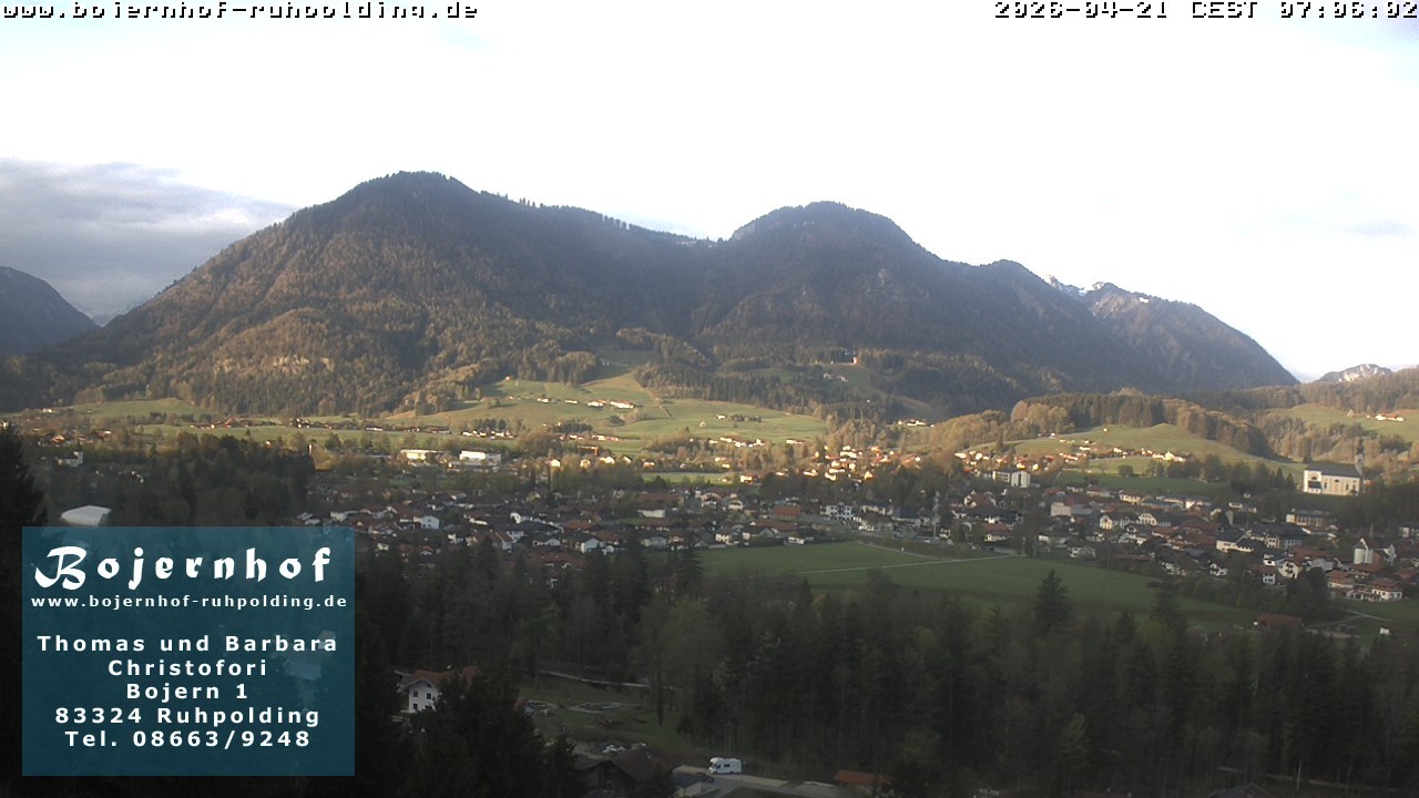 Archiv Foto Webcam Ruhpolding: Unterkunft Bojernhof