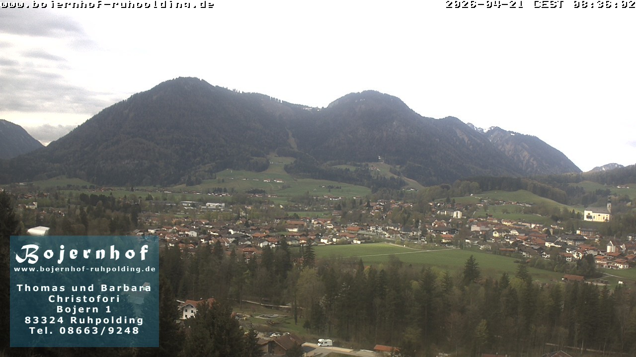 Archiv Foto Webcam Ruhpolding: Unterkunft Bojernhof
