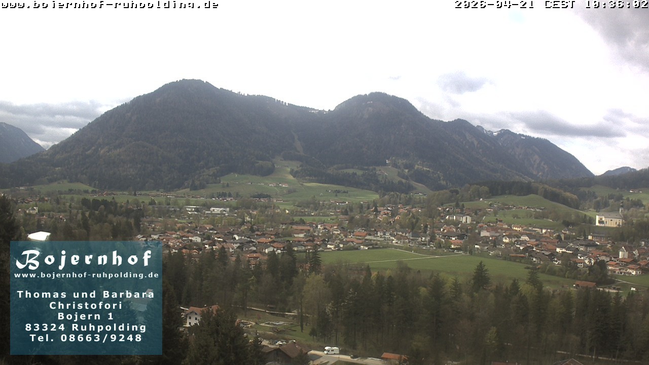 Archiv Foto Webcam Ruhpolding: Unterkunft Bojernhof