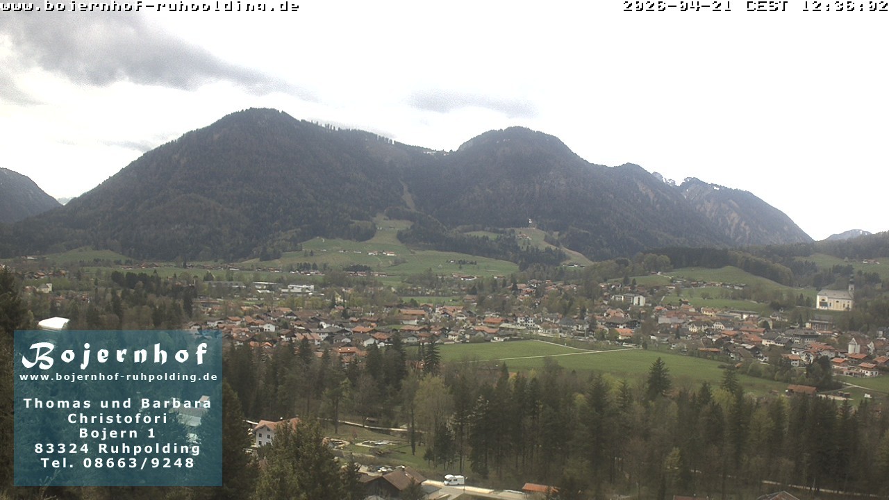 Archiv Foto Webcam Ruhpolding: Unterkunft Bojernhof