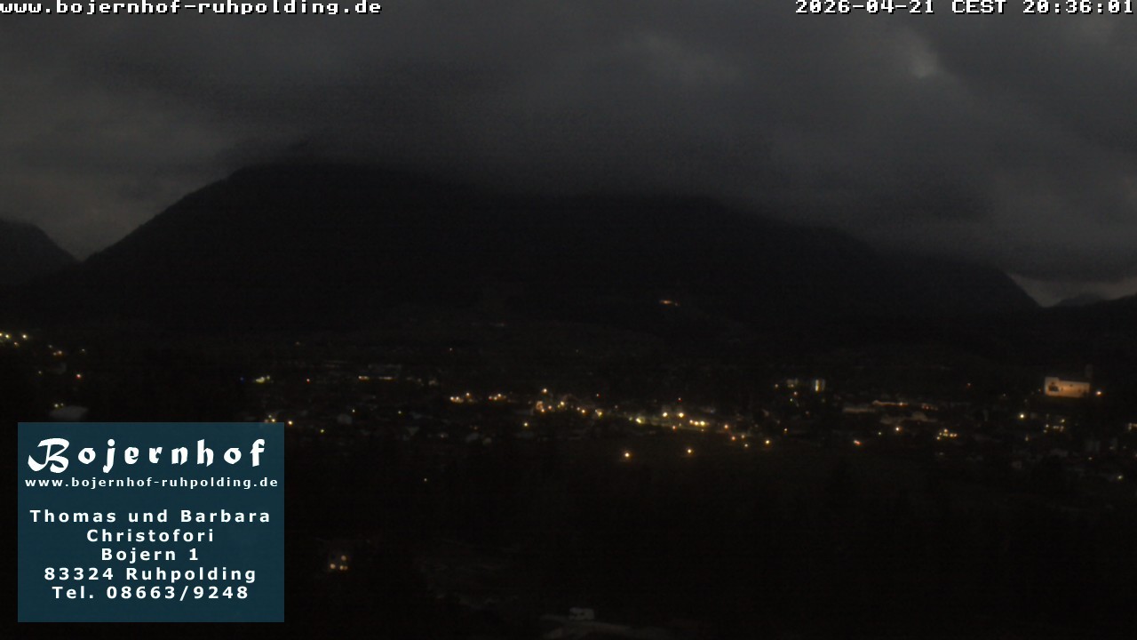 Archiv Foto Webcam Ruhpolding: Unterkunft Bojernhof