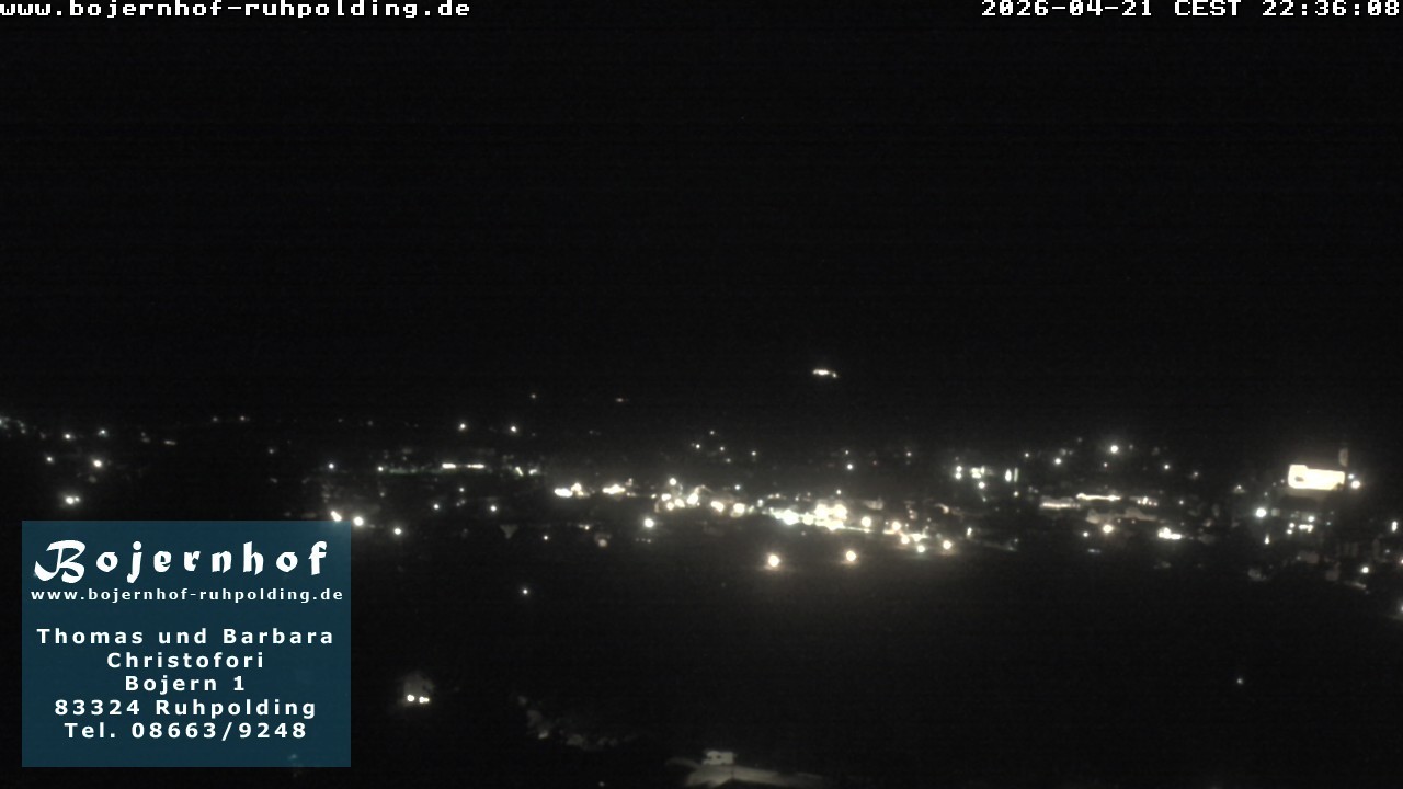 Archiv Foto Webcam Ruhpolding: Unterkunft Bojernhof