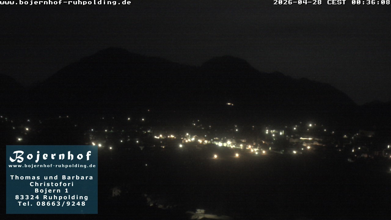 Archiv Foto Webcam Ruhpolding: Unterkunft Bojernhof