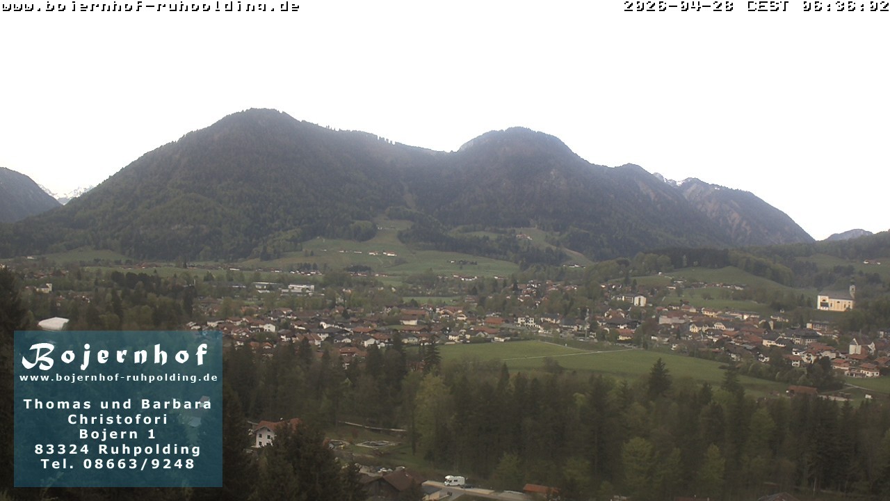 Archiv Foto Webcam Ruhpolding: Unterkunft Bojernhof