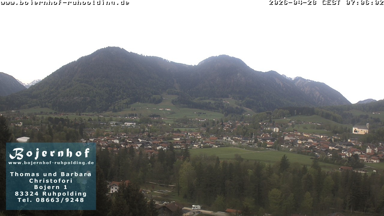 Archiv Foto Webcam Ruhpolding: Unterkunft Bojernhof