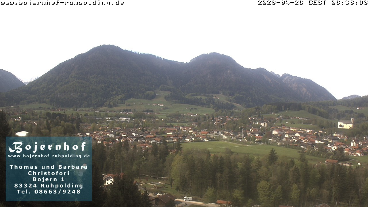 Archiv Foto Webcam Ruhpolding: Unterkunft Bojernhof