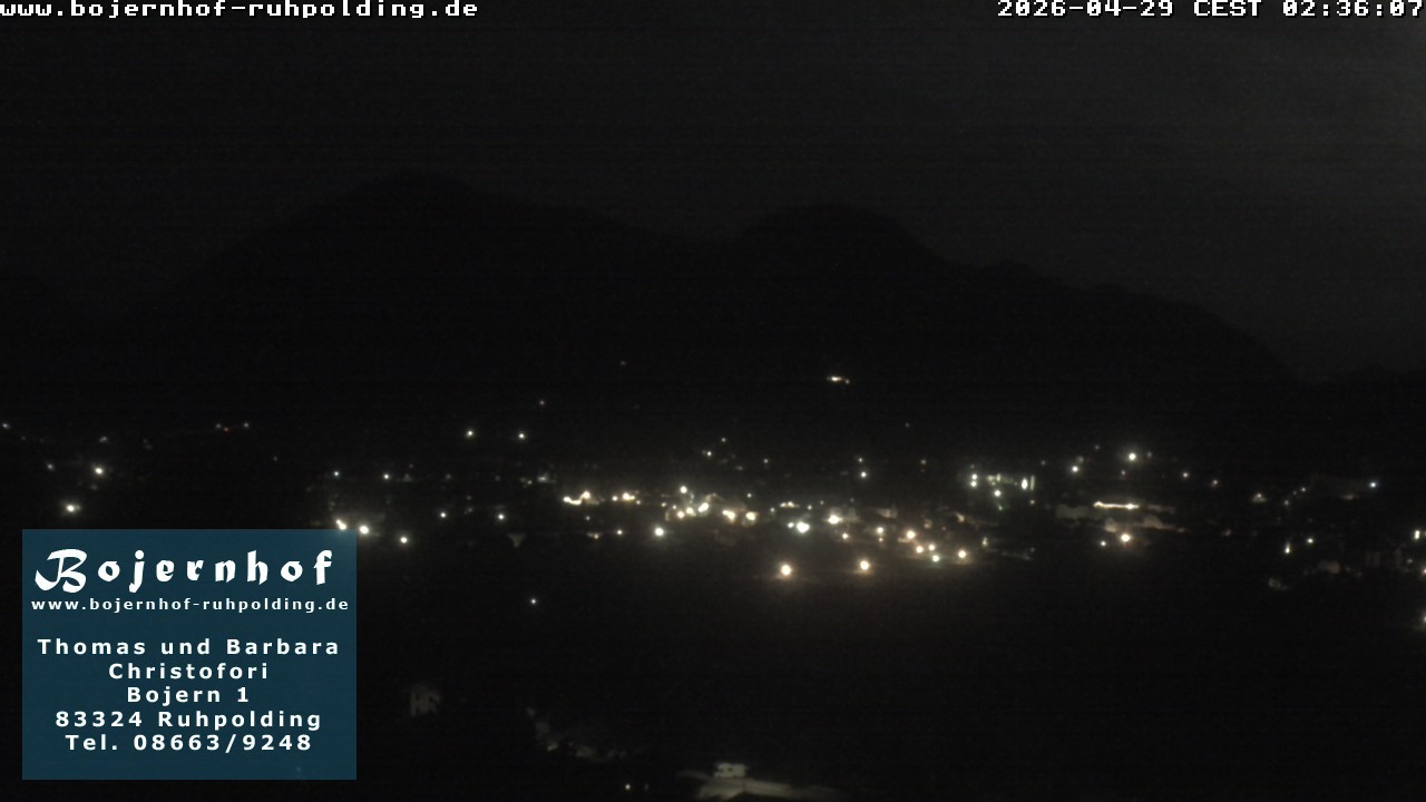 Archiv Foto Webcam Ruhpolding: Unterkunft Bojernhof