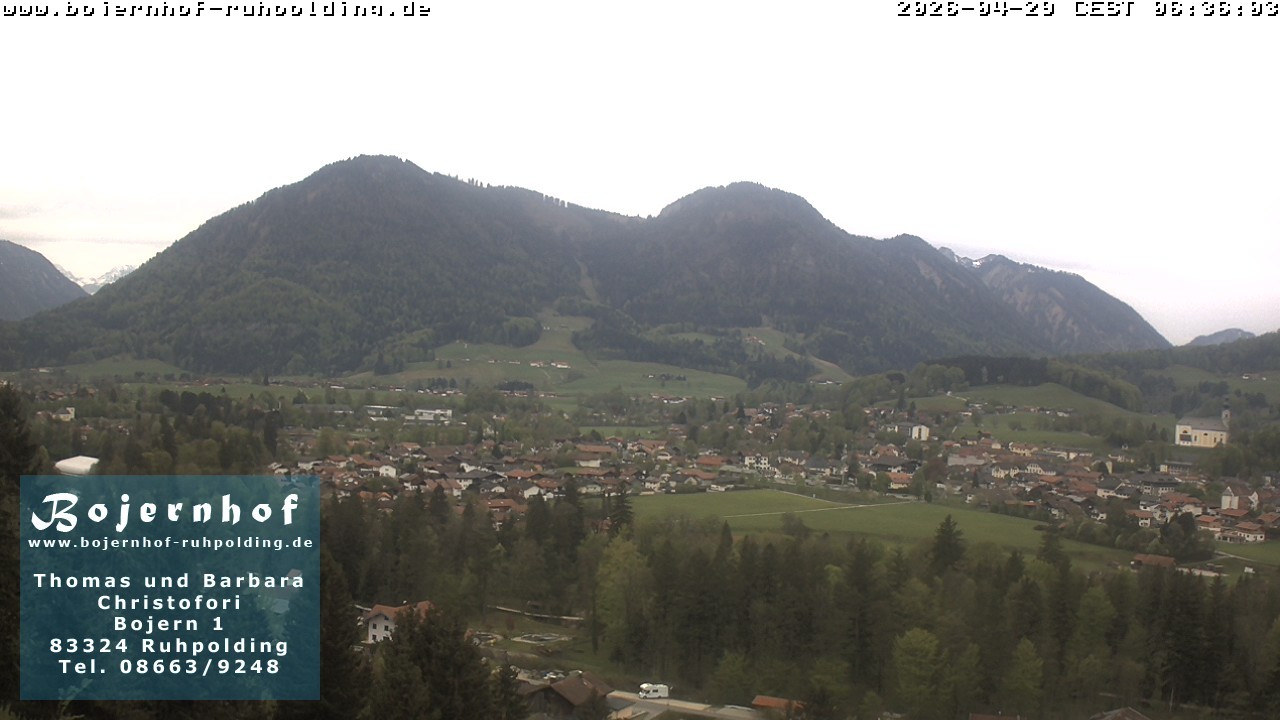 Archiv Foto Webcam Ruhpolding: Unterkunft Bojernhof