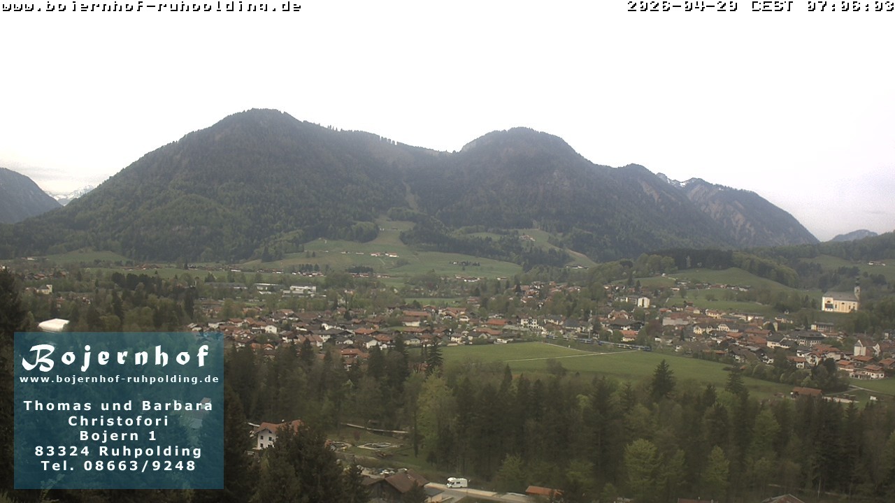 Archiv Foto Webcam Ruhpolding: Unterkunft Bojernhof