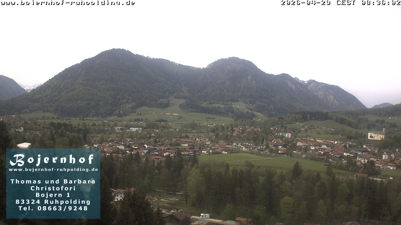 Archiv Foto Webcam Ruhpolding: Unterkunft Bojernhof