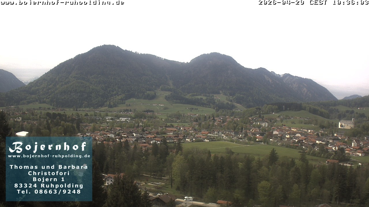 Archiv Foto Webcam Ruhpolding: Unterkunft Bojernhof