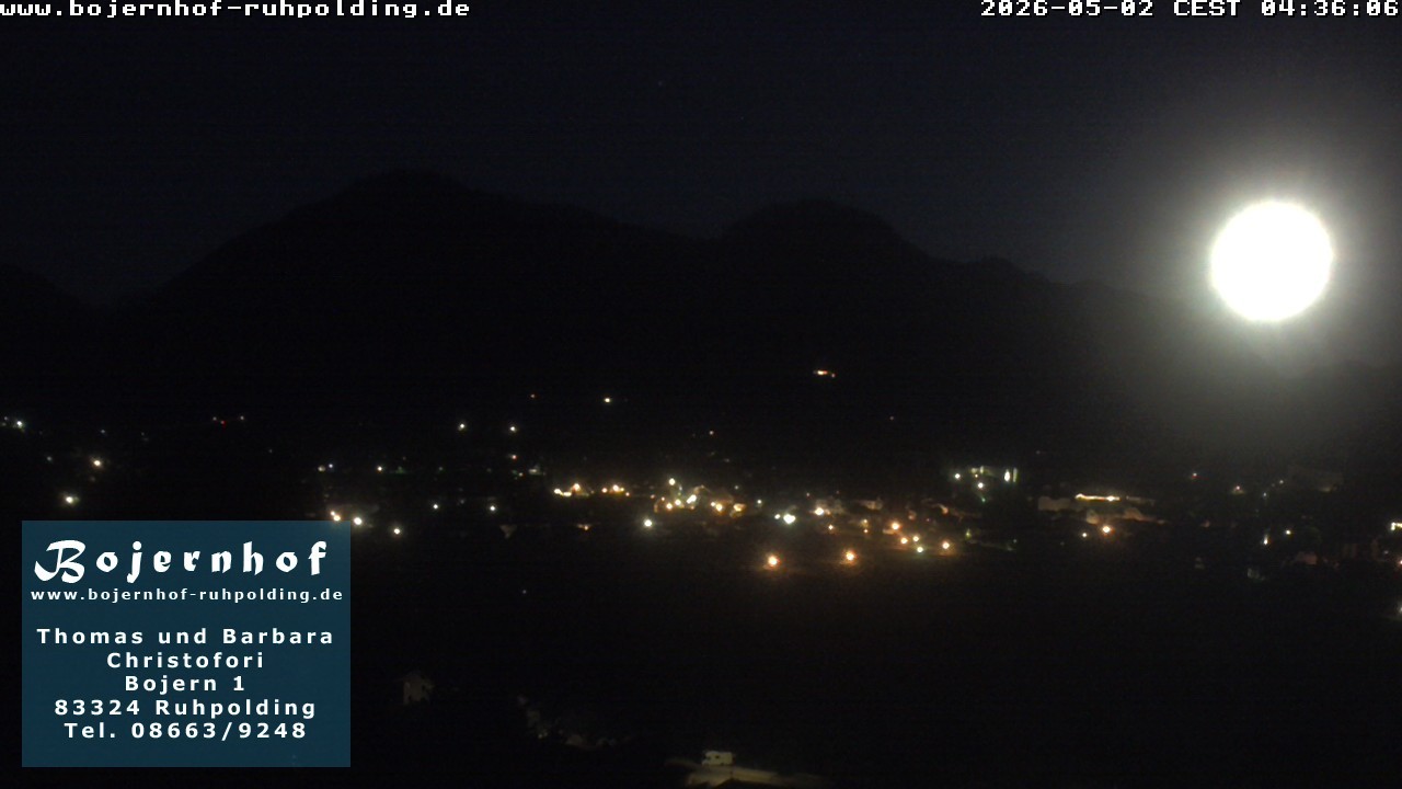 Archiv Foto Webcam Ruhpolding: Unterkunft Bojernhof