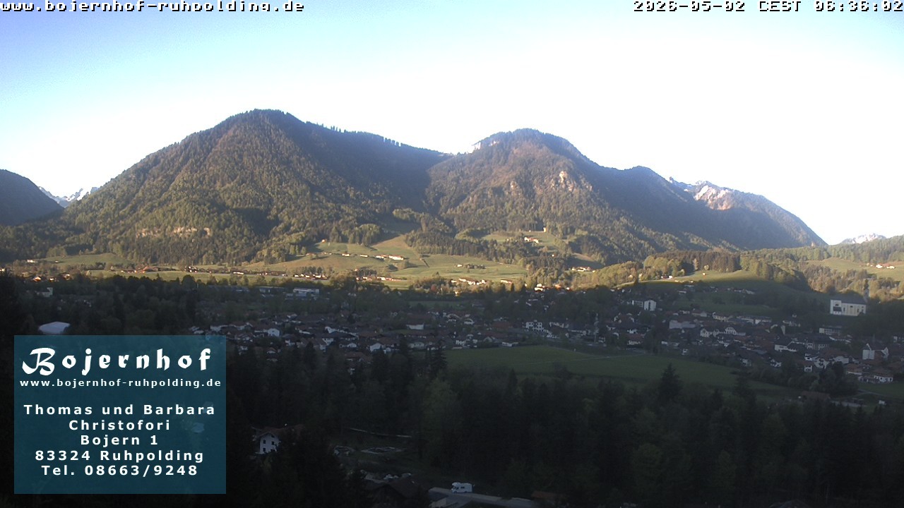 Archiv Foto Webcam Ruhpolding: Unterkunft Bojernhof