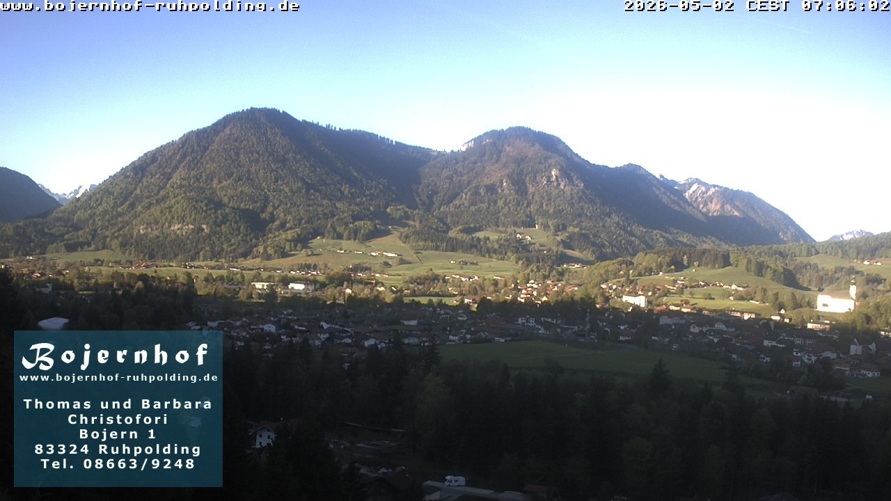 Archiv Foto Webcam Ruhpolding: Unterkunft Bojernhof