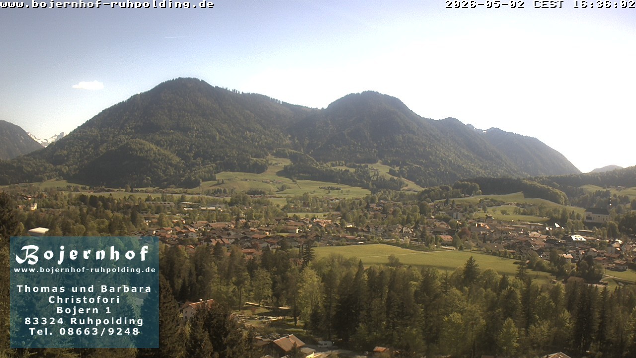 Archiv Foto Webcam Ruhpolding: Unterkunft Bojernhof