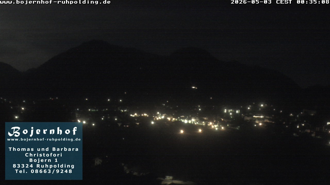 Archiv Foto Webcam Ruhpolding: Unterkunft Bojernhof