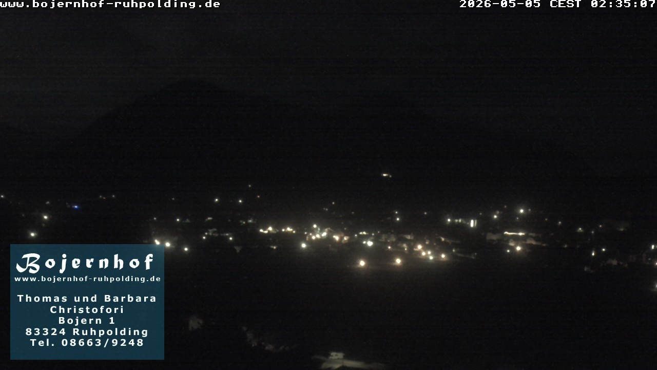 Archiv Foto Webcam Ruhpolding: Unterkunft Bojernhof