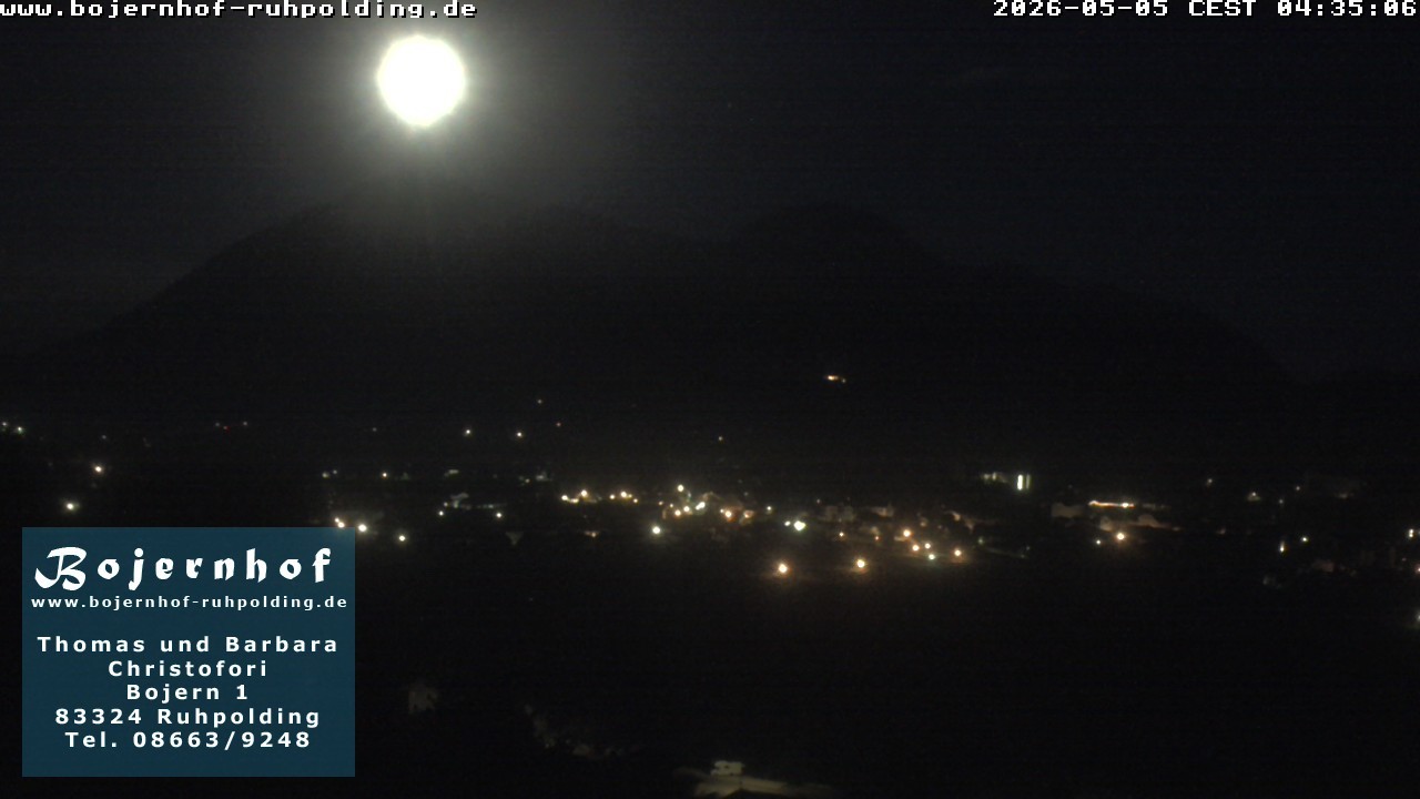 Archiv Foto Webcam Ruhpolding: Unterkunft Bojernhof