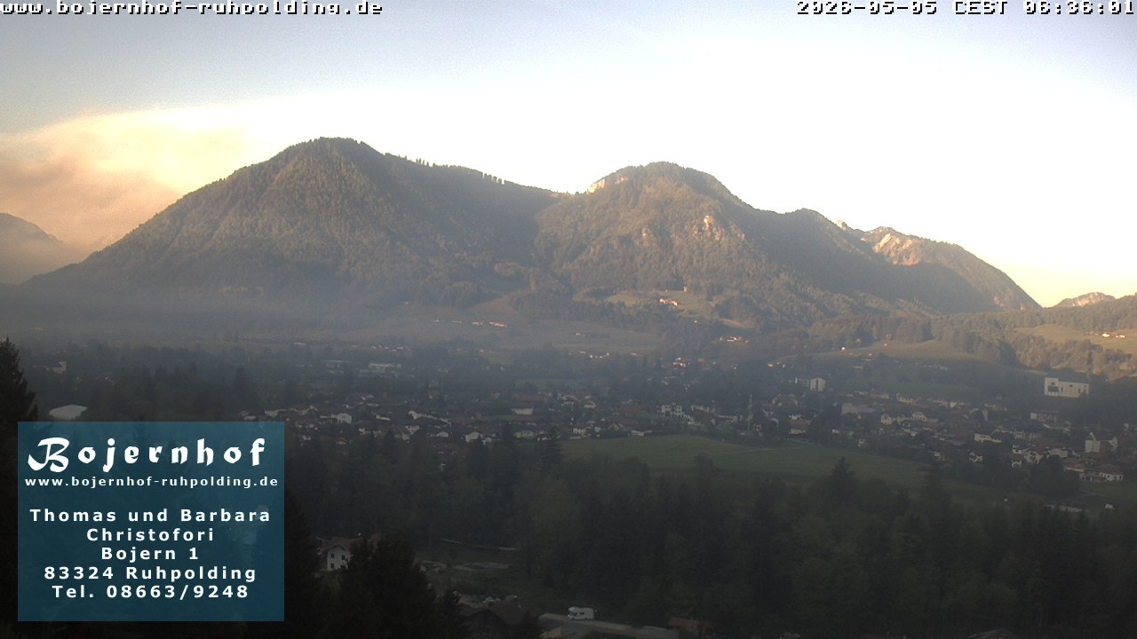 Archiv Foto Webcam Ruhpolding: Unterkunft Bojernhof