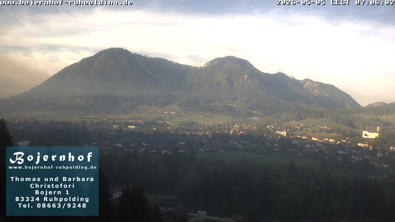 Archiv Foto Webcam Ruhpolding: Unterkunft Bojernhof