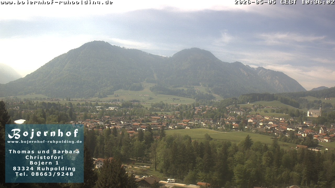 Archiv Foto Webcam Ruhpolding: Unterkunft Bojernhof