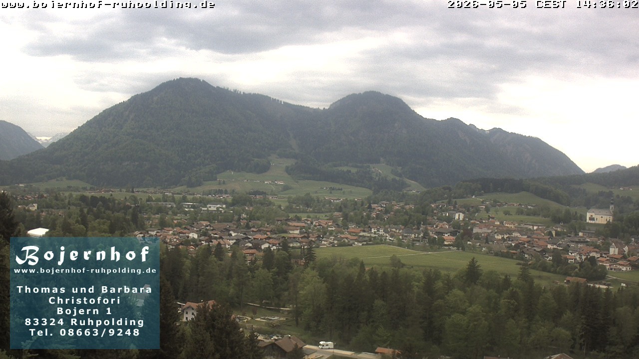 Archiv Foto Webcam Ruhpolding: Unterkunft Bojernhof
