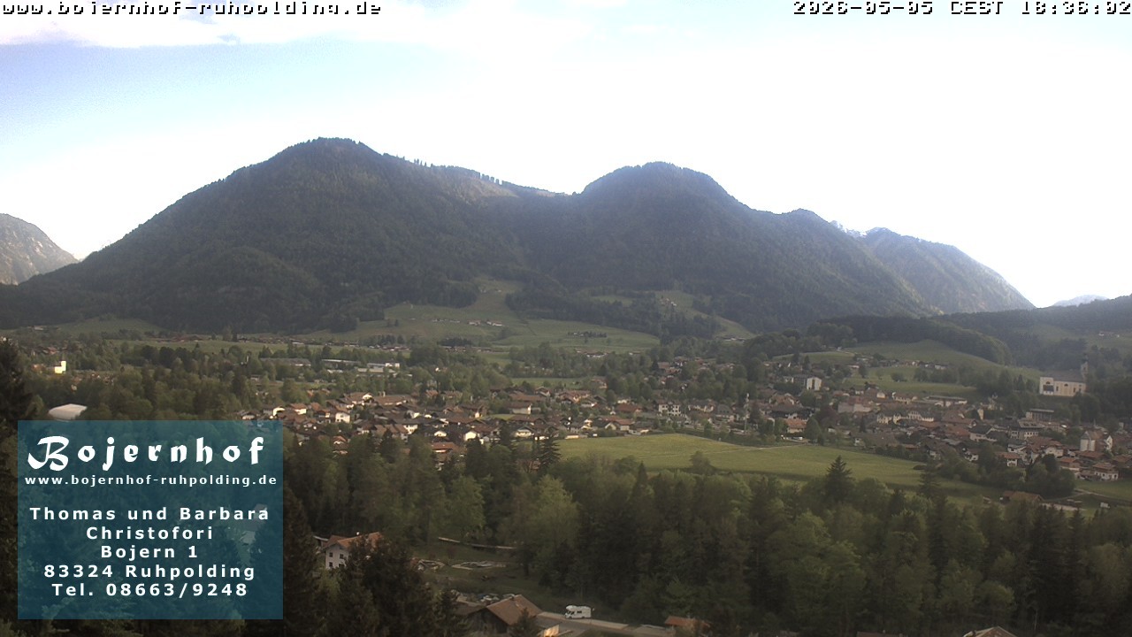 Archiv Foto Webcam Ruhpolding: Unterkunft Bojernhof