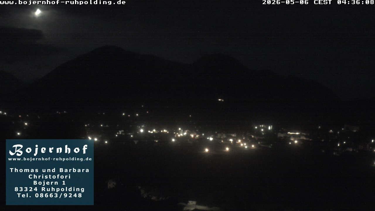 Archiv Foto Webcam Ruhpolding: Unterkunft Bojernhof