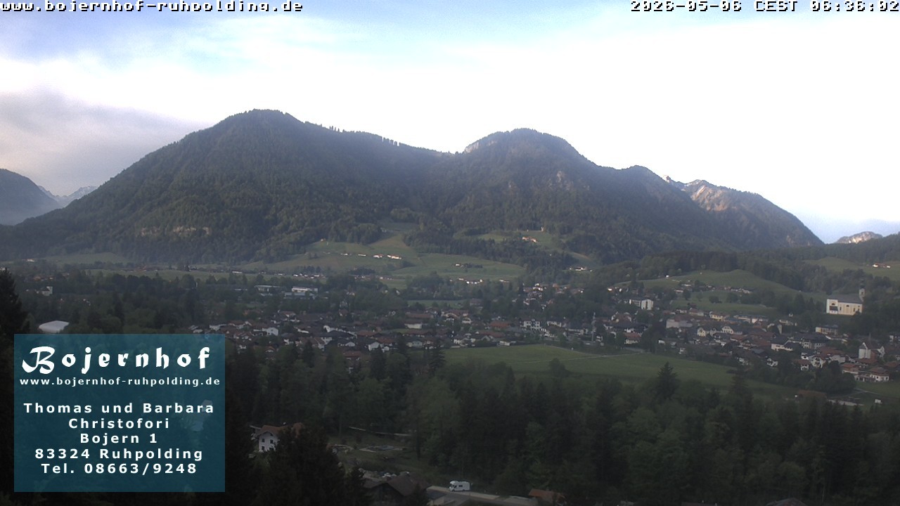 Archiv Foto Webcam Ruhpolding: Unterkunft Bojernhof