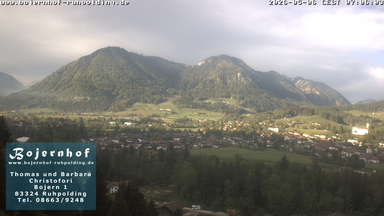 Archiv Foto Webcam Ruhpolding: Unterkunft Bojernhof