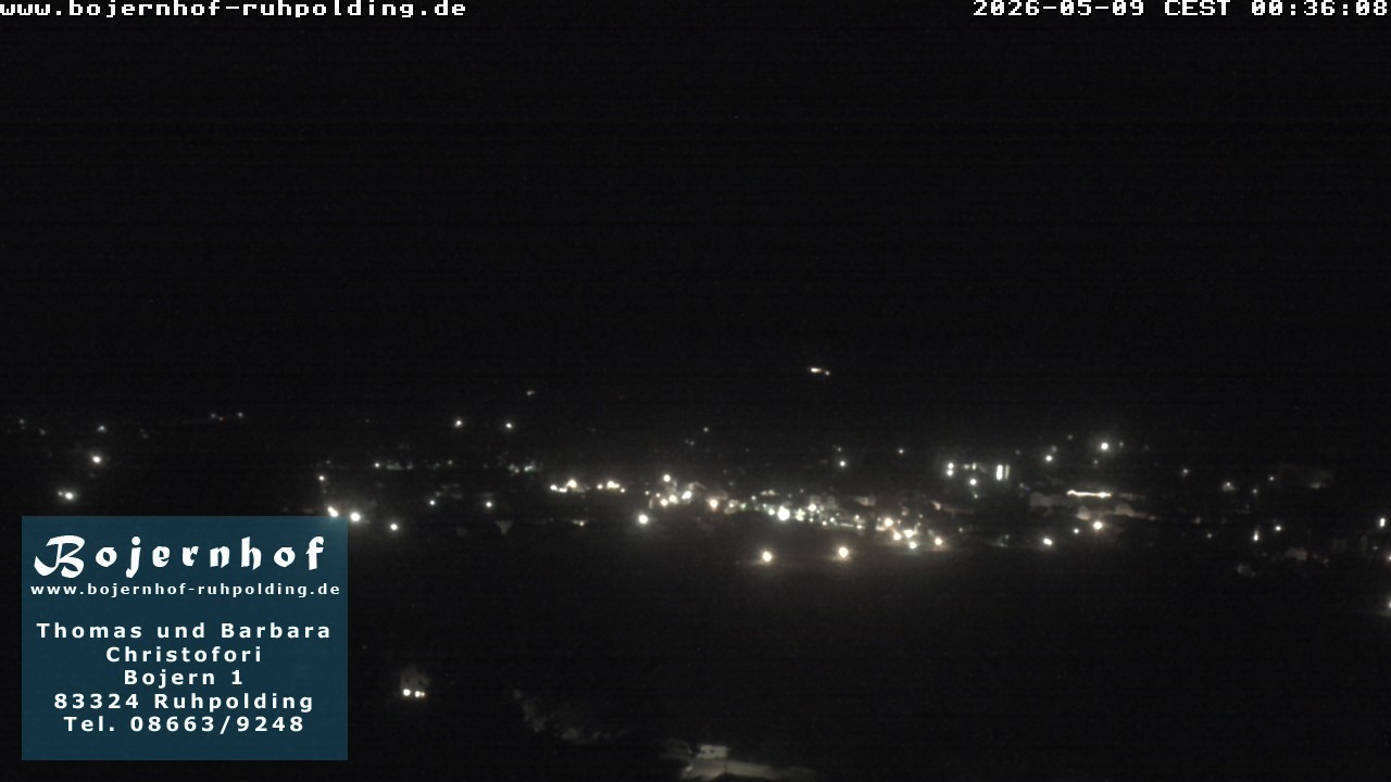 Archiv Foto Webcam Ruhpolding: Unterkunft Bojernhof