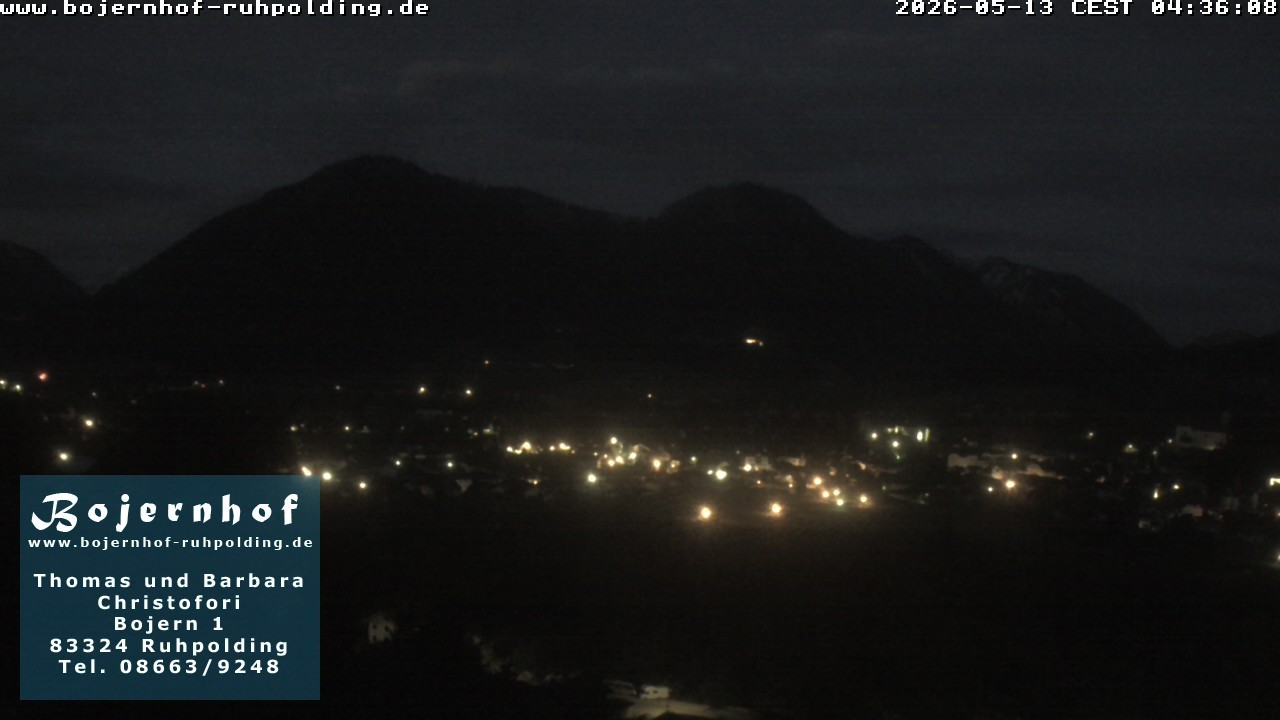 Archiv Foto Webcam Ruhpolding: Unterkunft Bojernhof