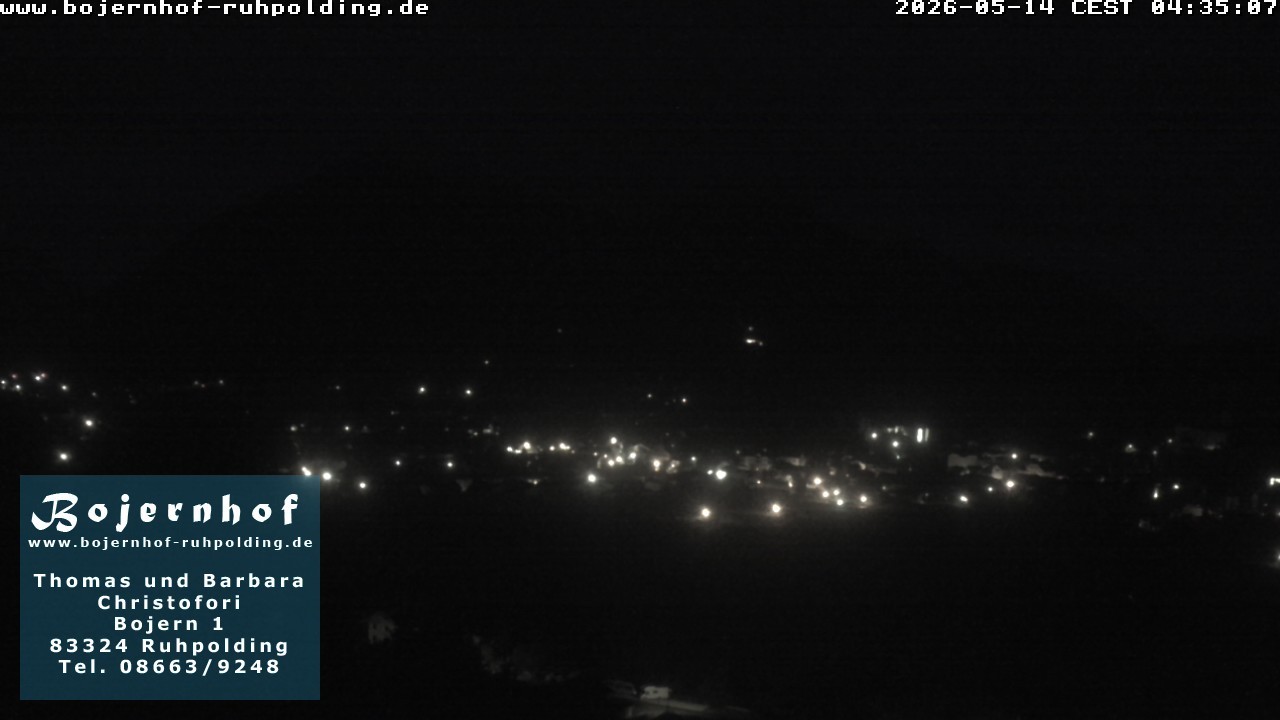 Archiv Foto Webcam Ruhpolding: Unterkunft Bojernhof