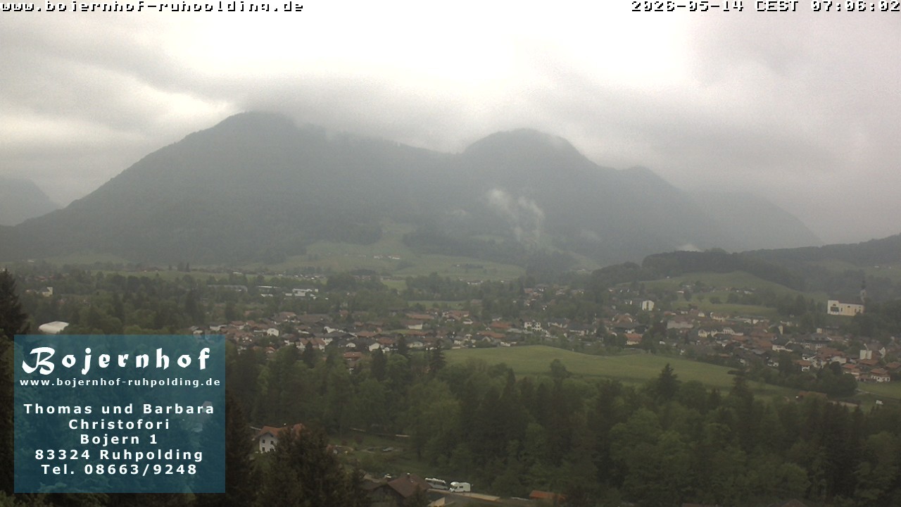 Archiv Foto Webcam Ruhpolding: Unterkunft Bojernhof
