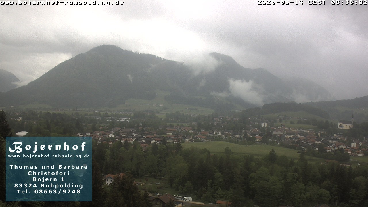 Archiv Foto Webcam Ruhpolding: Unterkunft Bojernhof