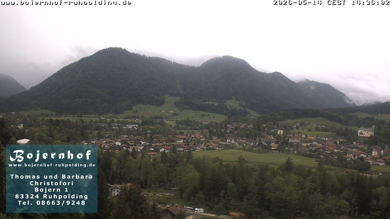 Archiv Foto Webcam Ruhpolding: Unterkunft Bojernhof