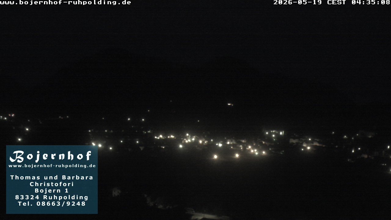 Archiv Foto Webcam Ruhpolding: Unterkunft Bojernhof
